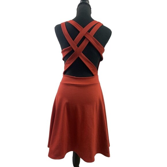 Sage Women's Burgundy Sleeveless Dress - Picture 2 of 7